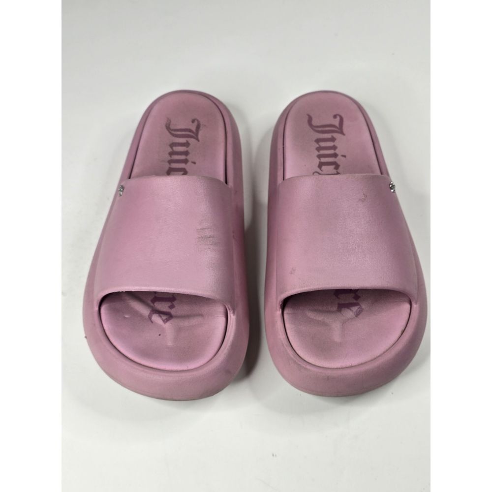 Juicy Couture BlushPink Waves Pool‎ SlidesWomen's Size 9 Beach Summer Vacation